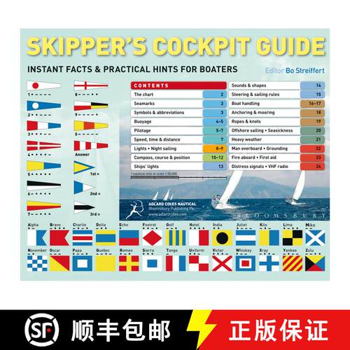 【3-4周达】Skipper's Cockpit Guide: Instant Facts and Practical Hints for Boaters [9780713687538]