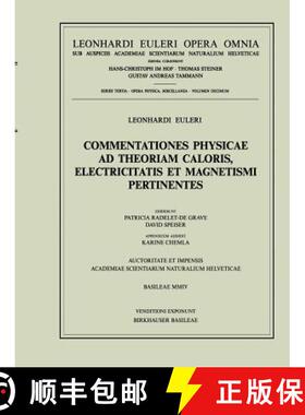 【3-4周达】Commentationes Physicae AD Theoriam Caloris, Electricitatis Et Magnetismi Pertinentes: Mag... [9783764314699]