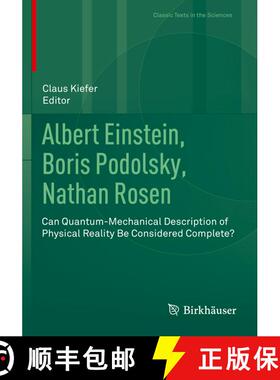 【3-4周达】Albert Einstein, Boris Podolsky, Nathan Rosen : Can Quantum-Mechanical Description of Phys... [9783030470395]