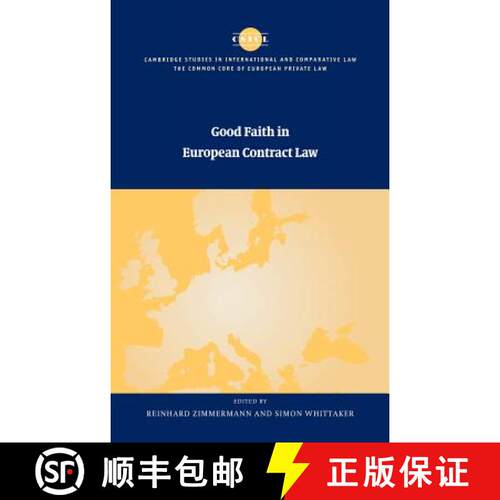 【3-4周达】精装 Good Faith in European Contract Law: - Good Faith in European Contract Law [9780521771900]