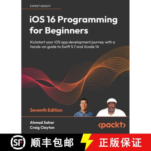 预订 iOS 16 Programming for Beginners - Seventh Edition: Kickstart your iOS app development journey w... [9781803237046]
