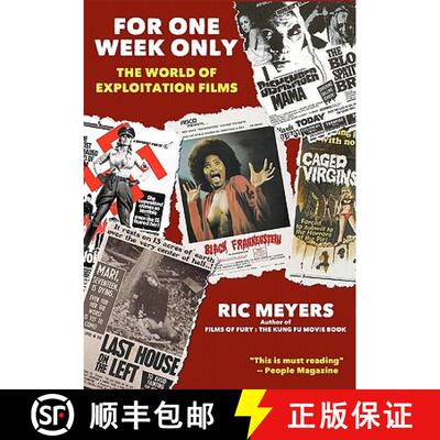 【3-4周达】For One Week Only: The world of exploitation films [9780979998935]