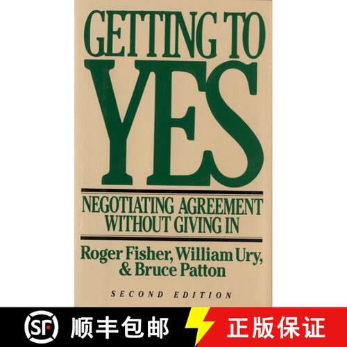 【3-4周达】精装 Getting To Yes: Negotiating Agreement Without Giving In [9780395631249]