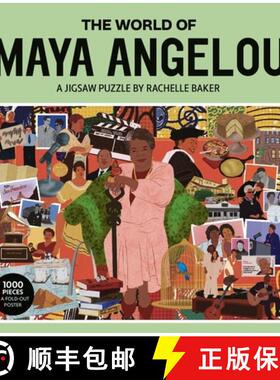 【3-4周达】The World of Maya Angelou 1000 Piece Puzzle: A Puzzle by Rachelle Baker [9781399627702]