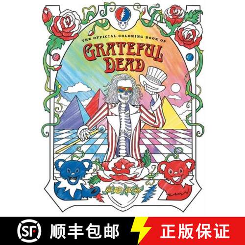 【3-4周达】The Official Coloring Book of Grateful Dead [9798886743258]