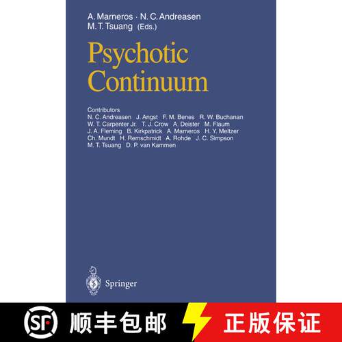 【3-4周达】Psychotic Continuum [9783642794872]