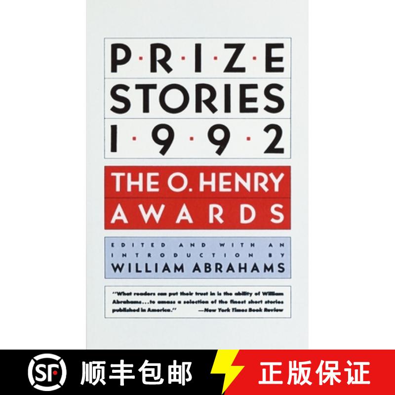 【3-4周达】Prize Stories 1992: The O. Henry Awards [9780385421928]