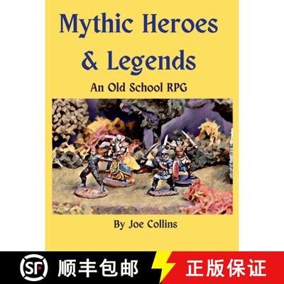 【3-4周达】Mythic Heroes & Legends: An Old School RPG [9781387903849]