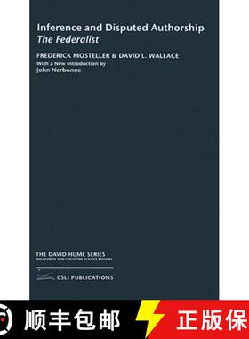 预订 Inference and Disputed Authorship: The Federalist [9781575865522]
