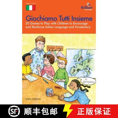 【3-4周达】Giochiamo Tutti Insieme - 20 Games to Play with Children to Encourage and Reinforce Italia... [9781903853962]