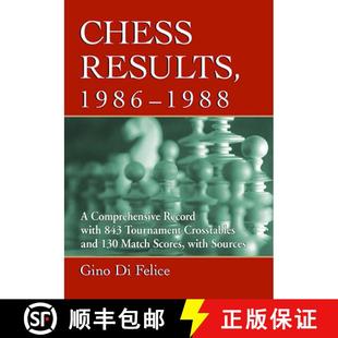 1990 9781476684048 Comprehensive Match... Tournament with Chess Results 1986 Record 预订 419 and Crosstables 194