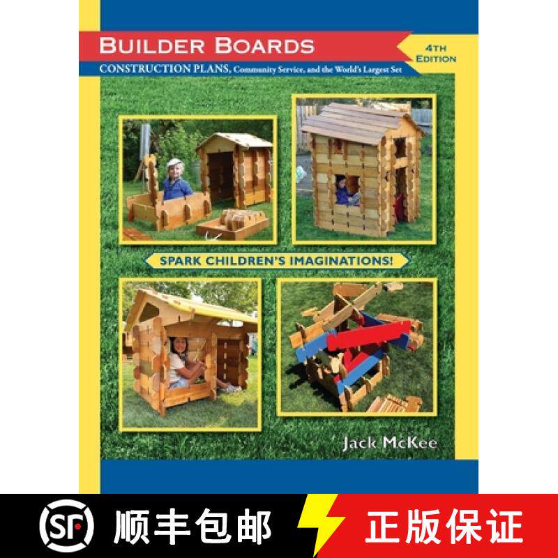 预订 BUILDER BOARDS, Construction plans, Community service and the World's Largest Set: CONSTRUCTION ... [9781884894602]