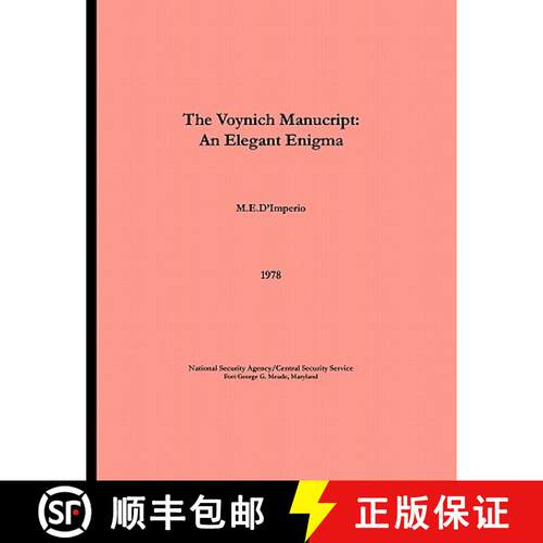 【3-4周达】The Voynich Manuscript - An Elegant Enigma [9781780390093]