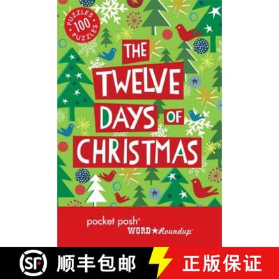 【3-4周达】Pocket Posh Christmas Word Roundup 4: 100 Puzzles the Twelve Days of Christmas [9781449451998]