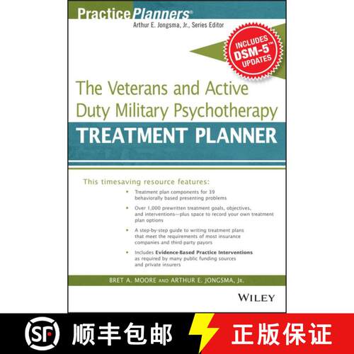 【3-4周达】The Veterans And Active Duty Military Psychotherapy Treatment Planner, With Dsm-5 Updates ... [9781119063087]