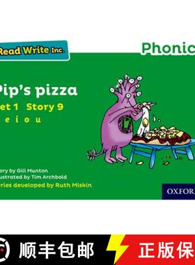 【3-4周达】Read Write Inc. Phonics: 9 Pip's Pizza (Green Set 1 Storybook) [9780198371397]