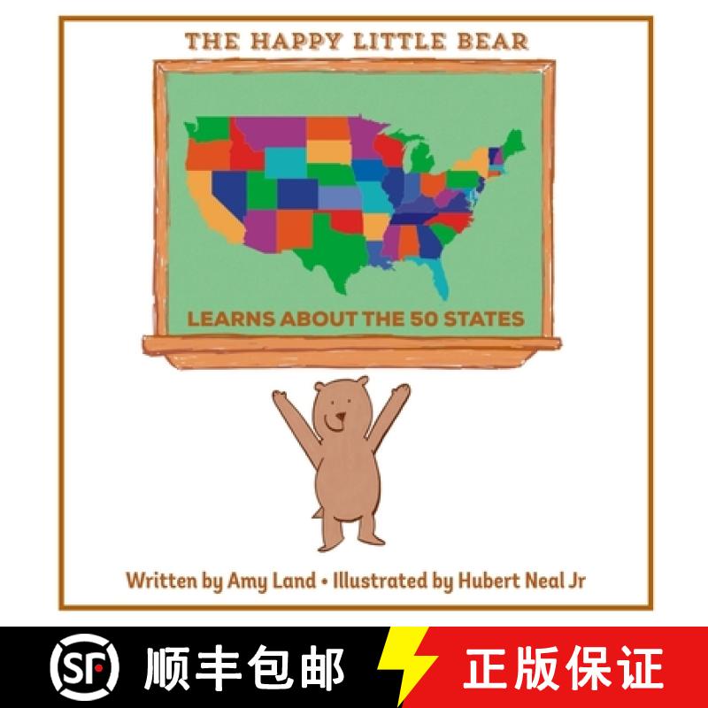 【3-4周达】The Happy Little Bear Learns About the 50 States [9781949798753]