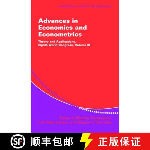 【3-4周达】Advances in Economics and Econometrics: Theory and Applications, Eighth World Congress - A... [9780521524131]