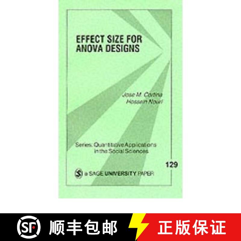 【3-4周达】Effect Size for Anova Designs [9780761915508]