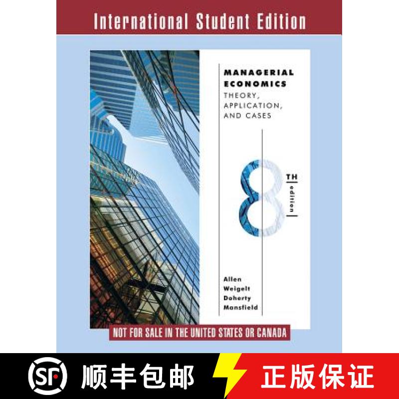 【3-4周达】Managerial Economics: Theory, Applications, and Cases [9780393120059]