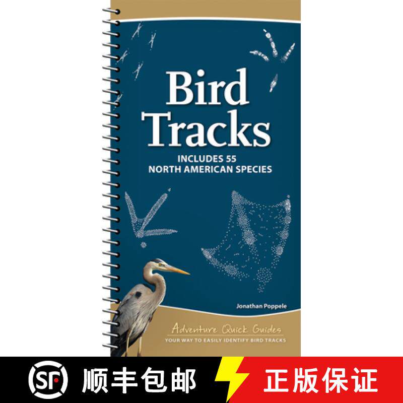 【3-4周达】Bird Tracks: Easily Identify 55 Common North American Species [9781647553913]