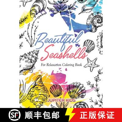 【3-4周达】Beautiful Seashells For Relaxation Coloring Book [9781683262848]