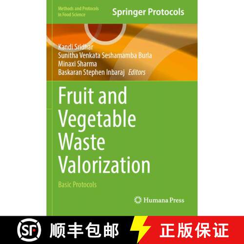 【3-4周达】Fruit and Vegetable Waste Valorization: Basic Protocols [9781071644928]
