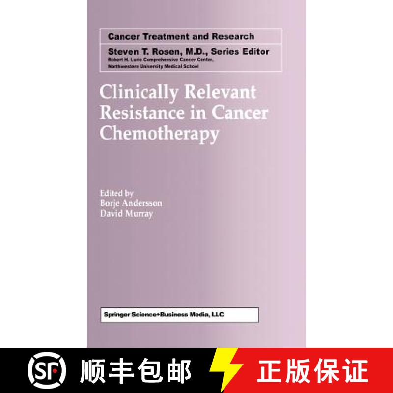 【3-4周达】Clinically Relevant Resistance in Cancer Chemotherapy [9781402072000]