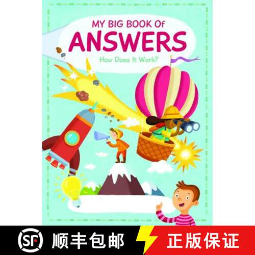 【3-4周达】精装 My Big Book of Answers: How Does it Work? [9789463340915]
