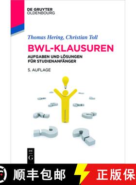 【3-4周达】Bwl-Klausuren: Aufgaben Und Lösungen Für Studienanfänger [9783110761511]