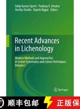 【3-4周达】Recent Advances in Lichenology : Modern Methods and Approaches in Lichen Systematics and C... [9788132222347]