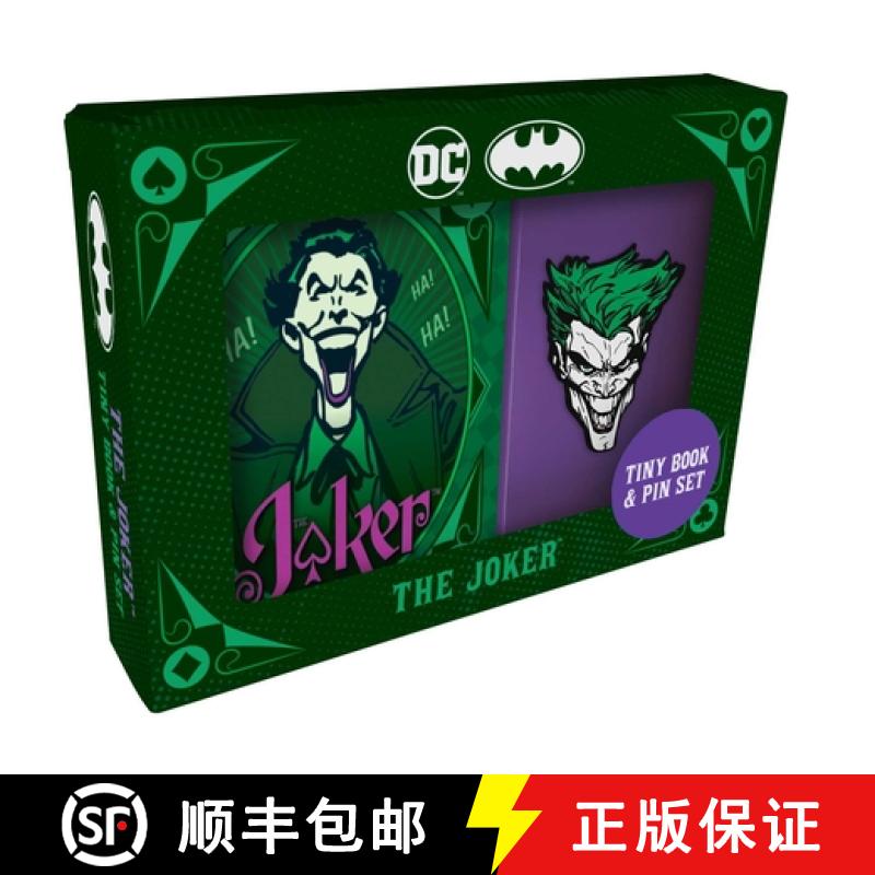 【2-3周达】DC Comics: The Joker Tiny Book and Pin Set [9798886637106]