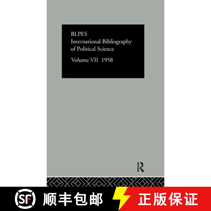 【3-4周达】INTL BIBLIO POL SC 1958 VOL  7 [9780415126441]
