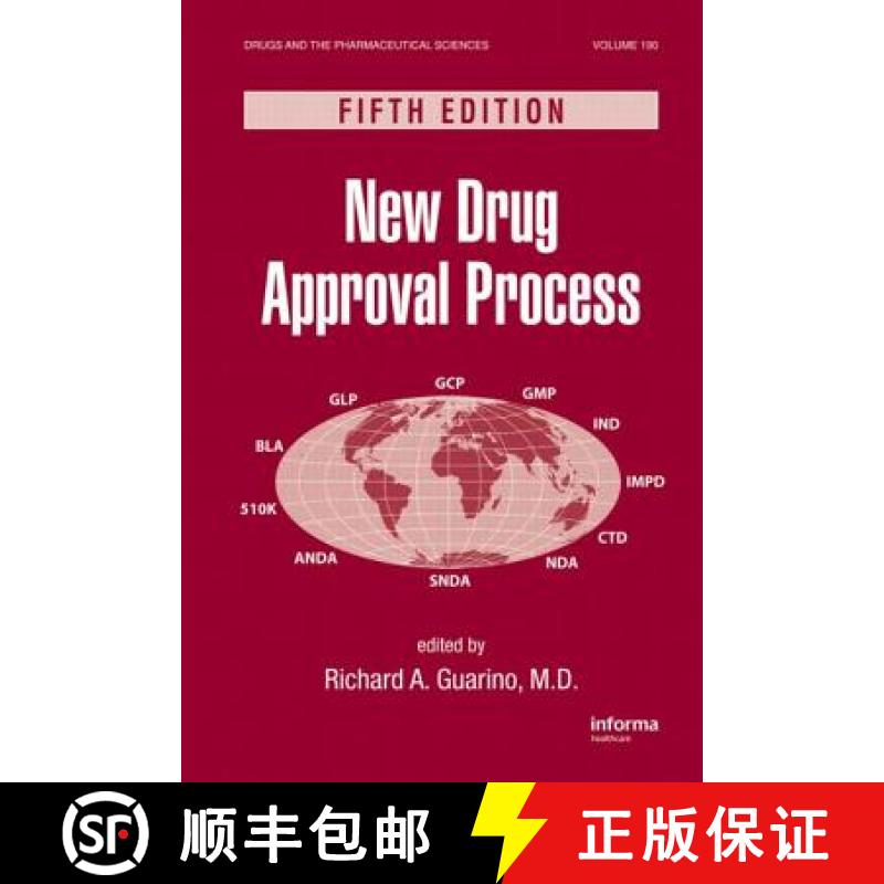 【3-4周达】New Drug Approval Process, Fifth Edition [9781420088496]