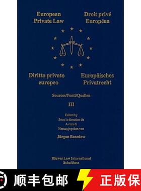【3-4周达】European Private Law/Droit privé européen/Europäisches Privatrecht/Diritto privato euro... [9789041113290]