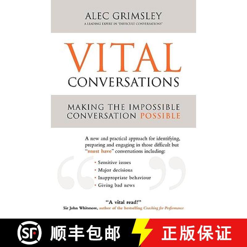 【3-4周达】Vital Conversations: Making the Impossible Conversation Possible [9780956312808]