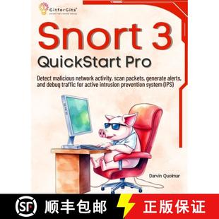 activity ... packets Detect Pro scan malicious Snort 4周達(dá) alerts 9788197416538 generate QuickStart network