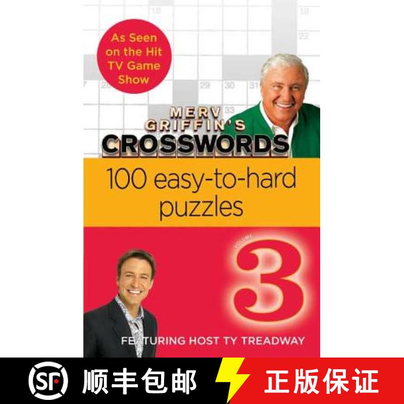 【3-4周达】Merv Griffin's Crosswords Volume 3: 100 Easy-To-Hard Puzzles [9780312378851]