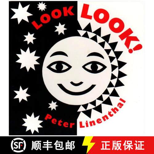 【3-4周达】Look, Look!: A High Contrast Board Book [9780525420286]