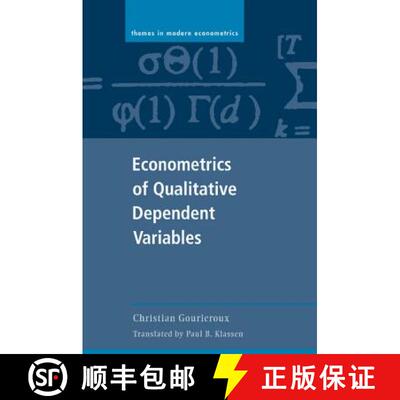 【3-4周达】Econometrics of Qualitative Dependent Variables: - Econometrics of Qualitative Dependent V... [9780521589857]