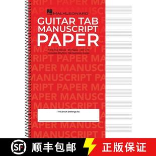 9781495049231 Music Guitar Blank Pe... Staves Wire 4周达 Bound Paper Manuscript Book Tablature Sheet