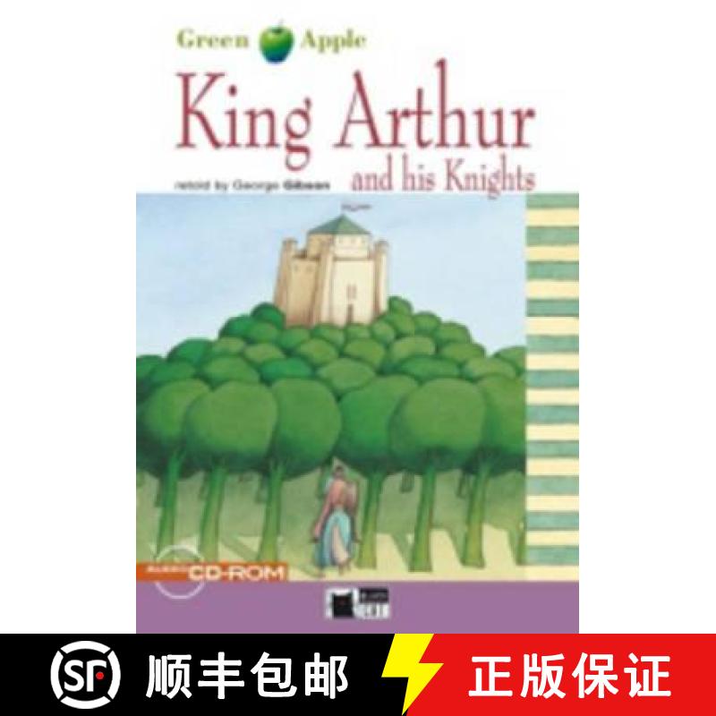 【3-4周达】Green Apple: King Arthur and his Knights + audio CD/CD-ROM [9788853000828]