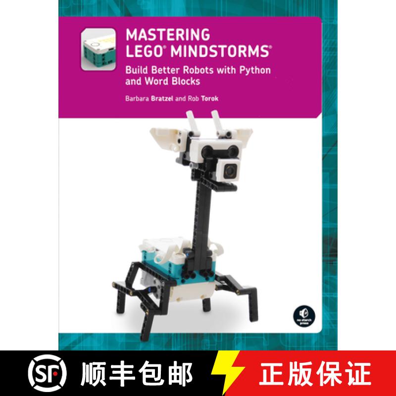 【3-4周达】Mastering LEGO (R) MINDSTORMS: Build Better Robots with Python and Word Blocks [9781718503144]