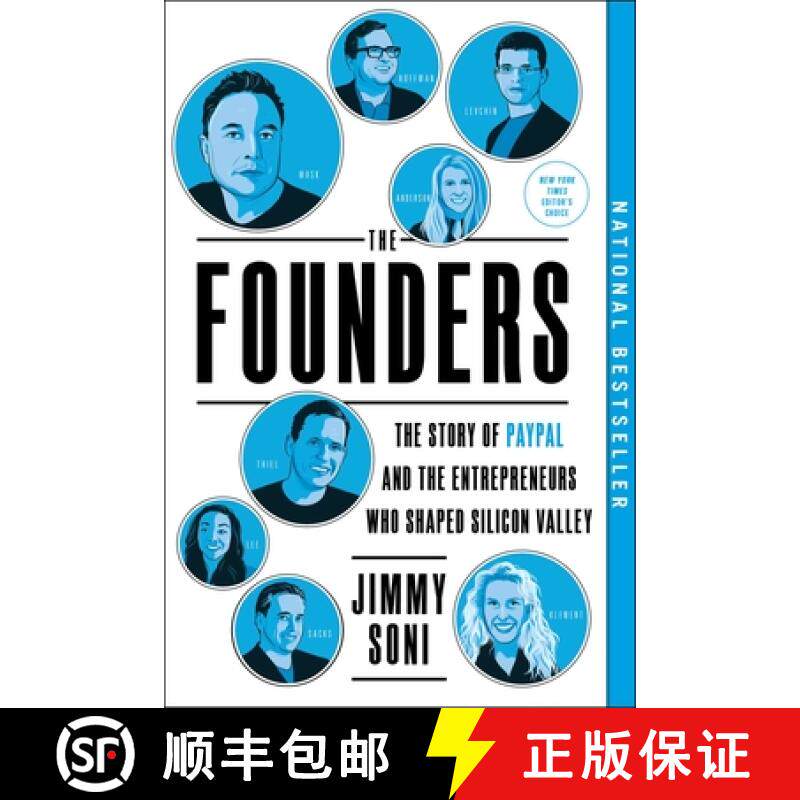 【3-4周达】The Founders: The Story of Paypal and the Entrepreneurs Who Shaped Silicon Valley [9781501197246]