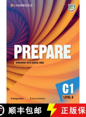 【3-4周达】Prepare Level 8 Workbook with Digital Pack [9781108913348]
