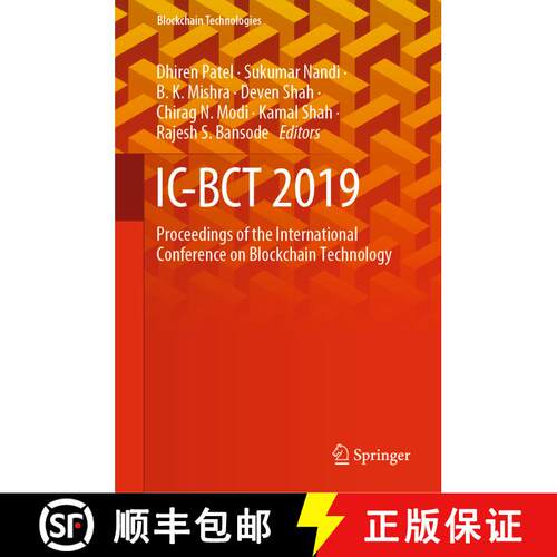 【3-4周达】精装 IC-BCT 2019 : Proceedings of the International Conference on Blockchain Technology [9789811545412]