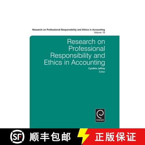 【3-4周达】精装 Research on Professional Responsibility and Ethics in Accounting [9781784411640]