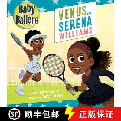 【3-4周达】Baby Ballers: Venus and Serena Williams - Baby Sports Book, Board Book for Babies and Todd... [9781667202419]