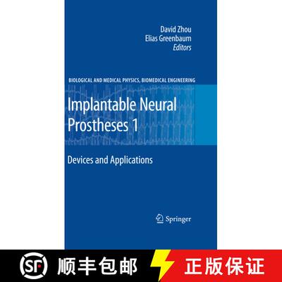 【3-4周达】Implantable Neural Prostheses 1: Devices and Applications (Softcover reprint of the origin... [9781493950836]