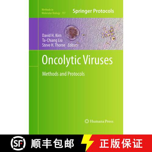 【3-4周达】Oncolytic Viruses : Methods and Protocols (Softcover reprint of the original 1st ed. 2012) [9781493958122]